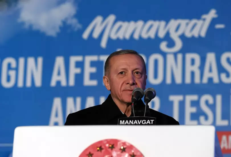 Cumhurbaşkan Erdoğan , Manavgat – Akseki Yangın Afeti Sonrası Köy Konutları Anahtar Teslim Töreni'nine katıldı